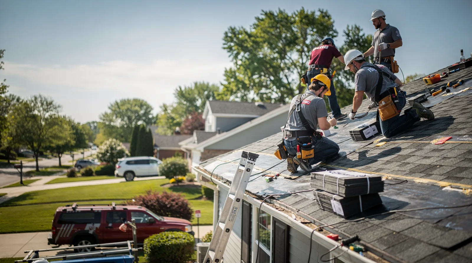 Roof Repair in Raleigh, IL around you